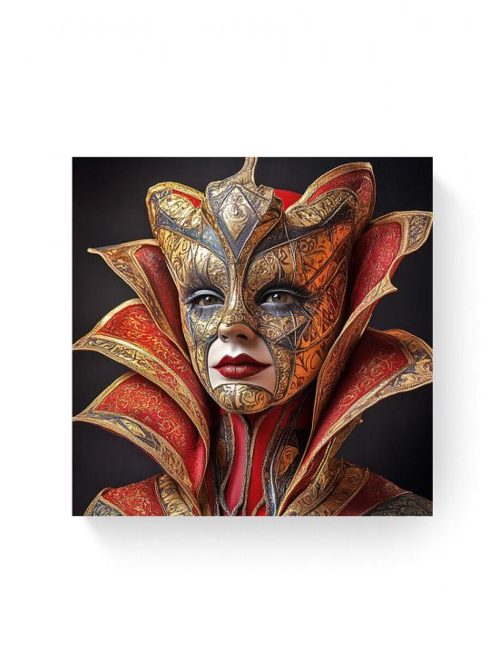 Алмазная мозаика на подрамнике «Маскарад» 50x50 см
