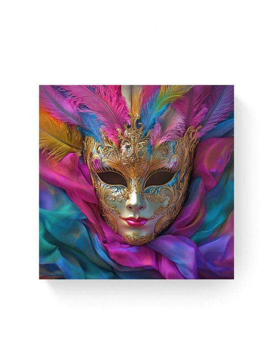 Алмазная мозаика на подрамнике «Маскарад» 40x40 см