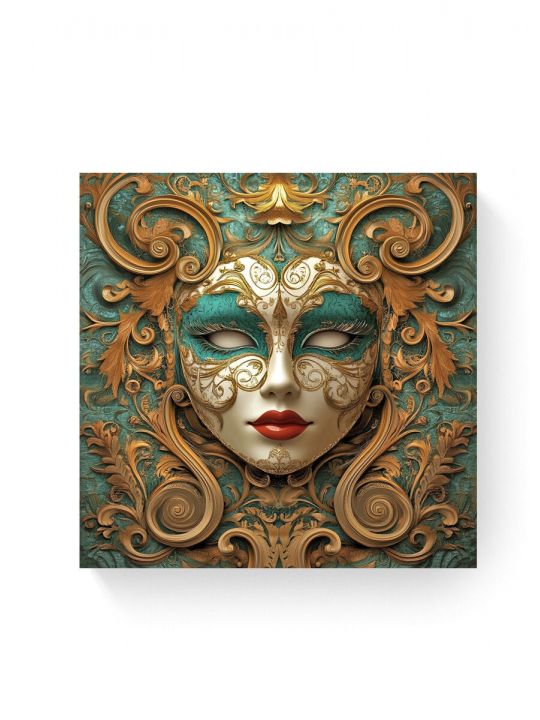 Алмазная мозаика на подрамнике «Маскарад» 50x50 см
