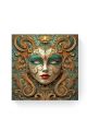 Алмазная мозаика на подрамнике «Маскарад» 50x50 см