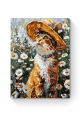 Картина по номерам на подрамнике «Кот художник» 25x20 см