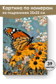 Картина по номерам на подрамнике «Бабочка» 35x25 см