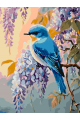 Картина по номерам без подрамника «Птичка весны» 25x20 см