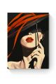 Картина по номерам на подрамнике «Леди Red» 25x20 см
