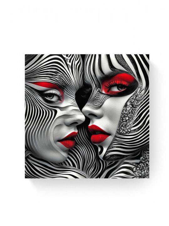 Алмазная мозаика на подрамнике «Маскарад» 50x50 см