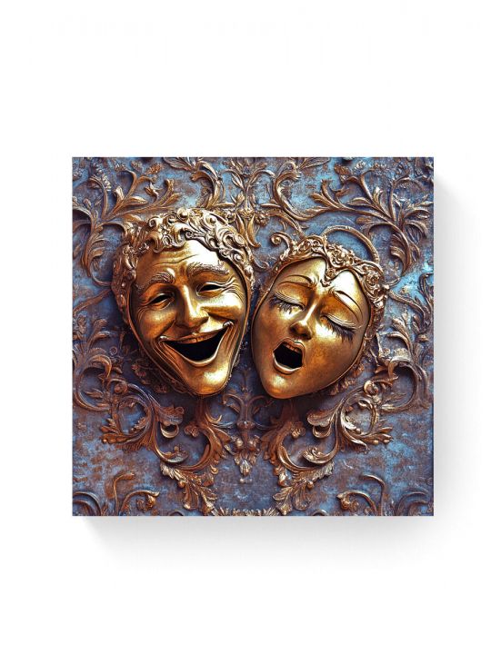 Алмазная мозаика на подрамнике «Маскарад» 30x30 см