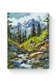 Картина по номерам на подрамнике «Горный ручей» 70x50 см