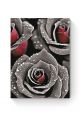 Картина по номерам на подрамнике «Чёрные розы» 70x50 см