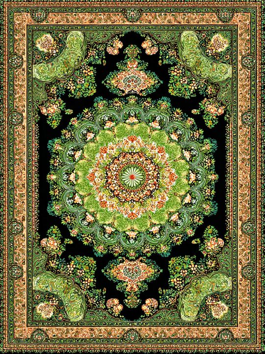 Алмазная мозаика без подрамника «Ковёр» 40x30 см