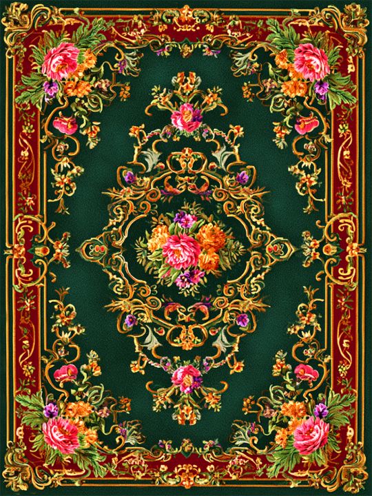 Алмазная мозаика без подрамника «Ковёр» 50x40 см