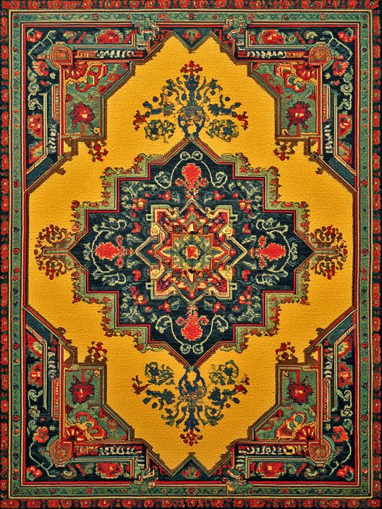 Алмазная мозаика без подрамника «Ковёр» 50x40 см