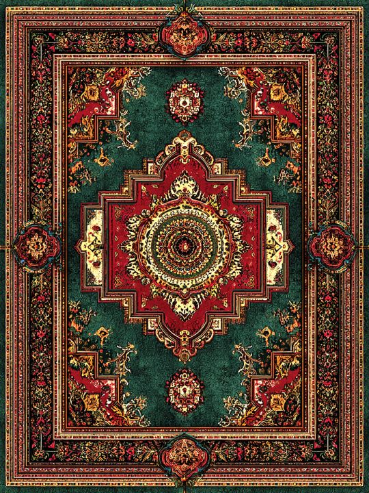 Алмазная мозаика без подрамника «Ковёр» 50x40 см