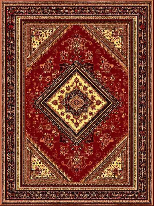 Алмазная мозаика без подрамника «Ковёр» 90x70 см