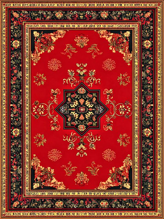 Алмазная мозаика без подрамника «Ковёр» 35x25 см