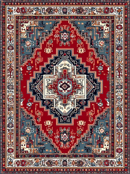 Алмазная мозаика без подрамника «Ковёр» 35x25 см