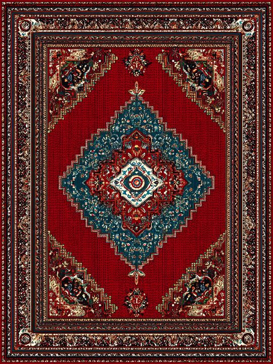 Алмазная мозаика без подрамника «Ковёр» 35x25 см