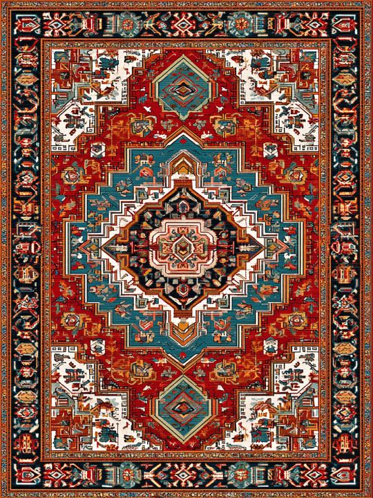 Алмазная мозаика без подрамника «Ковёр» 35x25 см