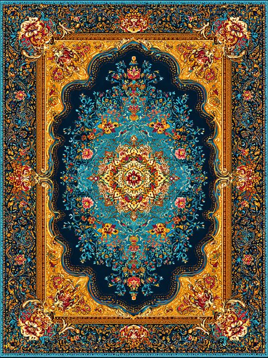 Алмазная мозаика без подрамника «Ковёр» 35x25 см