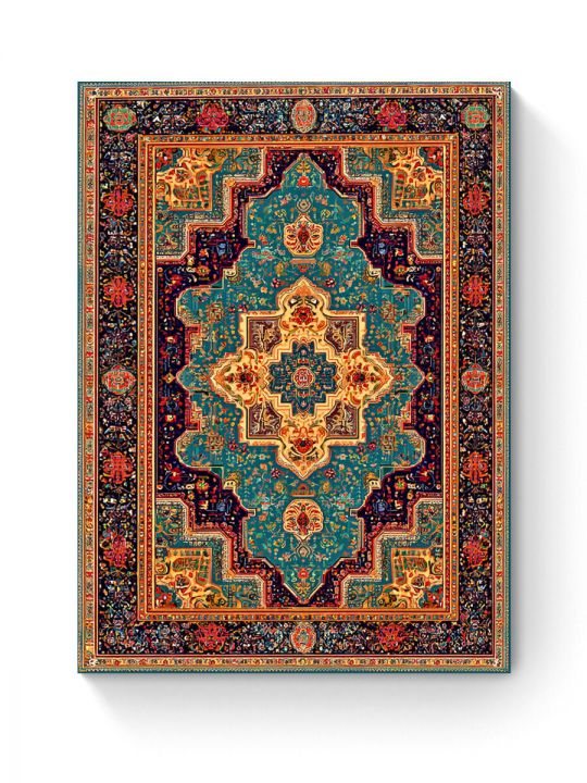 Алмазная мозаика на подрамнике «Ковёр» 35x25 см