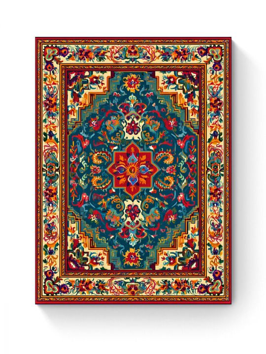 Алмазная мозаика на подрамнике «Ковёр» 80x60 см