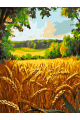 Картина по номерам на подрамнике «Поле пшеницы» 70x50 см