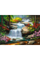 Картина по номерам на подрамнике «Водопад» 70x50 см