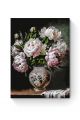 Картина по номерам на подрамнике «Ваза пионов» 70x50 см
