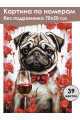 Картина по номерам без подрамника «Момпсик» 70x50 см