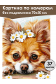 Картина по номерам без подрамника «Чихуахуа» 70x50 см