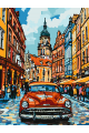 Картина по номерам без подрамника «Ретро-авто» 70x50 см