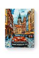 Картина по номерам на подрамнике «Ретро-авто» 70x50 см