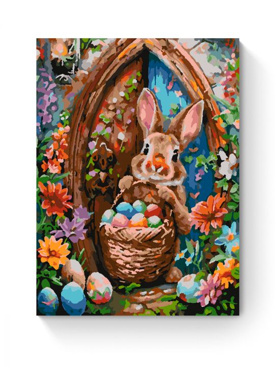 Картина по номерам на подрамнике «Кролик» 25x20 см