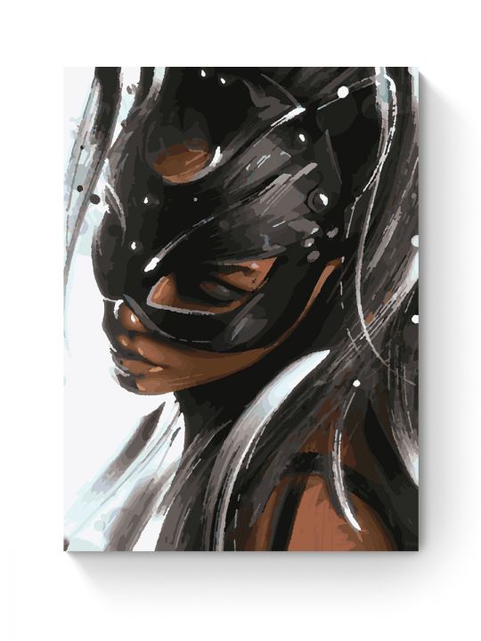 Картина по номерам на подрамнике «Леди Кошка» 35x25 см