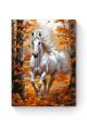 Картина по номерам на подрамнике «Белый конь» 70x50 см