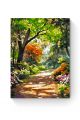 Картина по номерам на подрамнике «Дивный сад» 70x50 см