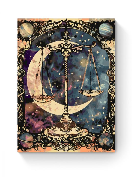 Картина по номерам на подрамнике «Весы» 35x25 см