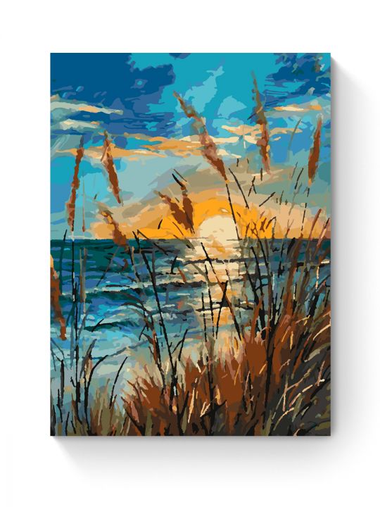 Картина по номерам на подрамнике «Песчаные дюны» 35x25 см