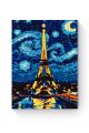 Картина по номерам на подрамнике «Башня Парижа» 25x20 см