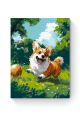 Картина по номерам на подрамнике «Милый корги» 70x50 см