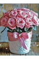 Картина по номерам на подрамнике «Букет роз» 70x50 см