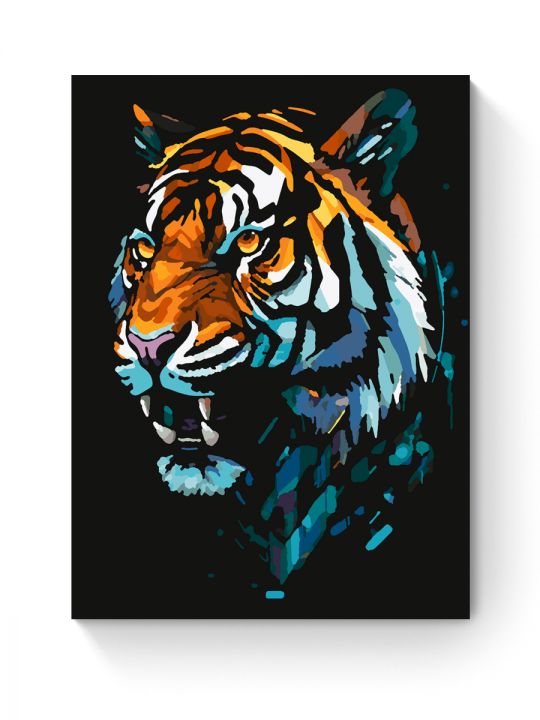 Картина по номерам на подрамнике «Тигр-арт» 25x20 см