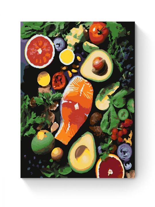 Картина по номерам на подрамнике «Микс вкусов» 25x20 см