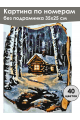 Картина по номерам без подрамника «Береста» 35x25 см