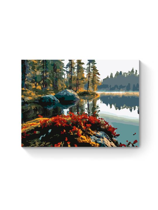 Картина по номерам на подрамнике «Карелия» 25x20 см Картина по номерам на подрамнике «Карелия» 25x20 см