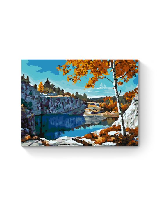 Картина по номерам на подрамнике «Рускеала» 25x20 см