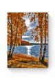 Картина по номерам на подрамнике «Берег озера» 35x25 см
