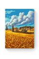 Картина по номерам на подрамнике «Поля Тосканы» 70x50 см