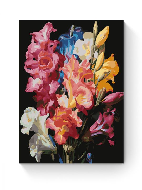 Картина по номерам на подрамнике «Гладиолусы» 25x20 см