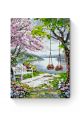 Картина по номерам на подрамнике «Весенний парк» 35x25 см