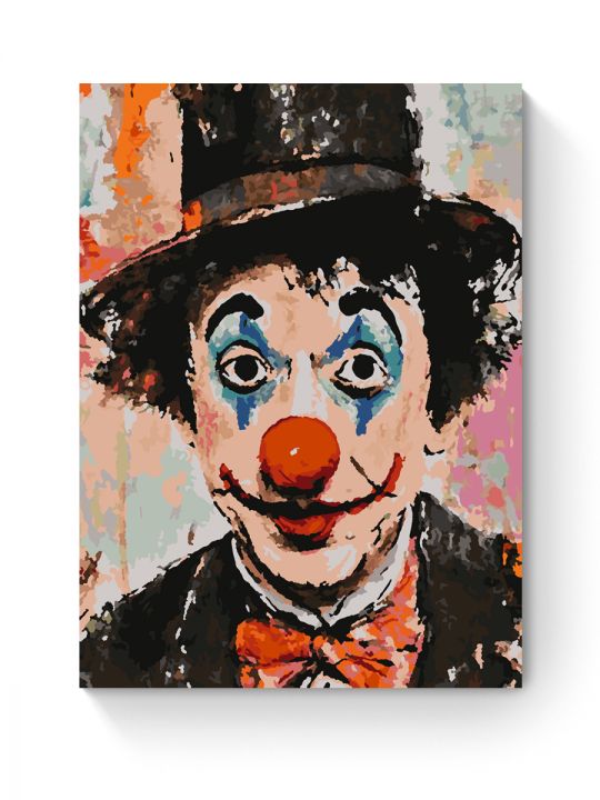 Картина по номерам на подрамнике «Клоун» 35x25 см